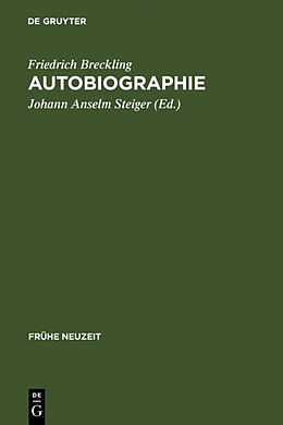 Fester Einband Autobiographie von Friedrich Breckling