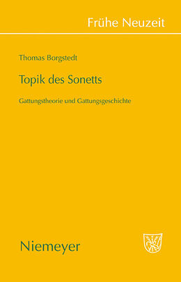 Fester Einband Topik des Sonetts von Thomas Borgstedt