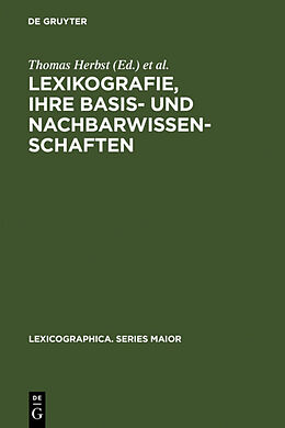Fester Einband Lexikografie, ihre Basis- und Nachbarwissenschaften von 
