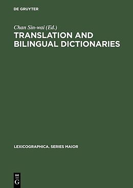 Fester Einband Translation and Bilingual Dictionaries von 