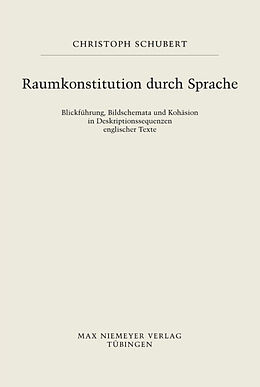 Fester Einband Raumkonstitution durch Sprache von Christoph Schubert