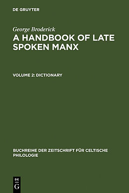 Livre Relié Dictionary de George Broderick