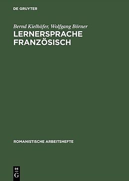 Fester Einband Lernersprache Französisch von Bernd Kielhöfer, Wolfgang Börner