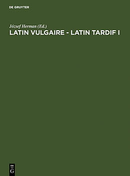 Livre Relié Latin vulgaire - latin tardif de 