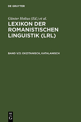 Fester Einband Lexikon der Romanistischen Linguistik (LRL) / Okzitanisch, Katalanisch von 