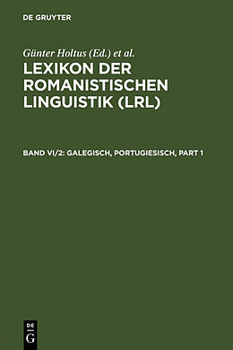 Fester Einband Lexikon der Romanistischen Linguistik (LRL) / Galegisch, Portugiesisch von 