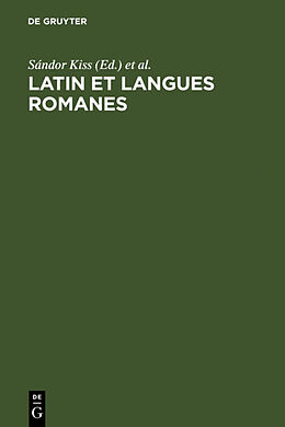 Livre Relié Latin et langues romanes de 