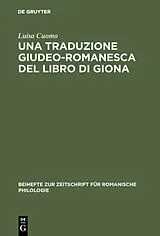 Fester Einband Una traduzione giudeo-romanesca del libro di Giona von Luisa Cuomo