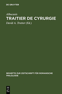 Livre Relié Traitier de Cyrurgie de Albucasis