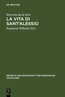 Fester Einband La Vita di Sant'Alessio von Bonvesin da la Riva