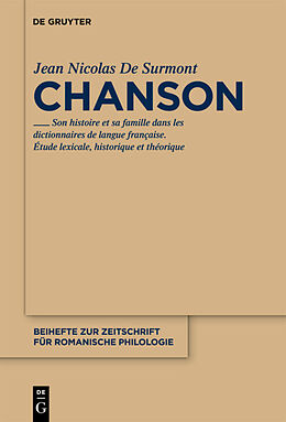 Livre Relié Chanson de Jean-Nicolas De Surmont