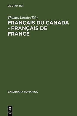 Livre Relié Français du Canada - Français de France de 