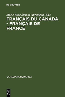 Livre Relié Français du Canada - Français de France de 