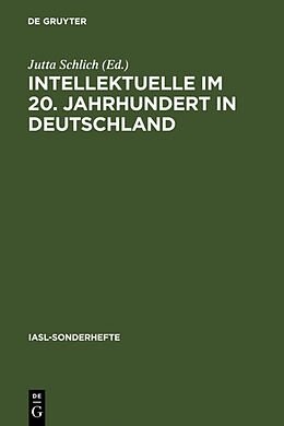 Fester Einband Intellektuelle im 20. Jahrhundert in Deutschland von 