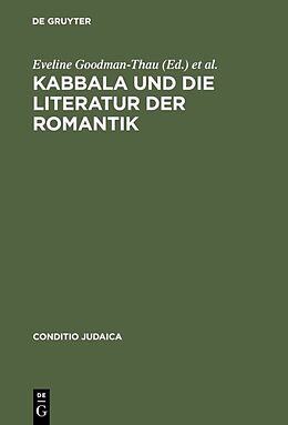Fester Einband Kabbala und die Literatur der Romantik von 