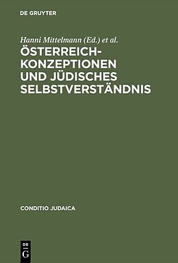 Fester Einband Österreich-Konzeptionen und jüdisches Selbstverständnis von 