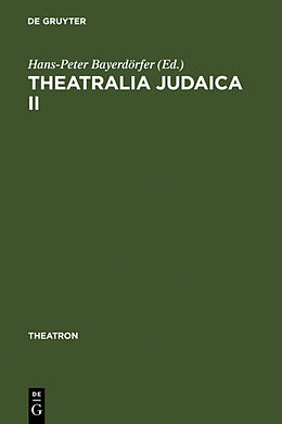 Fester Einband Theatralia Judaica II von 