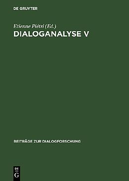 Fester Einband Dialoganalyse V von 