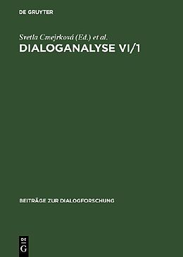 Fester Einband Dialoganalyse VI/1 von 
