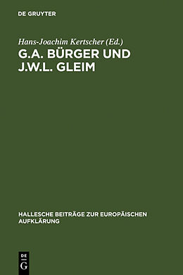 Fester Einband G.A. Bürger und J.W.L. Gleim von 