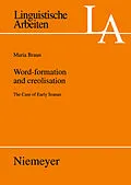 PDF Word-Formation and Creolisation von Maria Braun