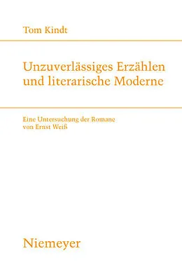 PDF Unzuverlässiges Erzählen und literarische Moderne von Tom Kindt
