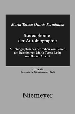 PDF Stereophonie der Autobiographie von Maria Teresa Quirós Fernández