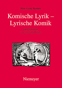 E-Book (pdf) Komische Lyrik  Lyrische Komik von Hans-Georg Kemper