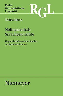 E-Book (pdf) Hofmannsthals Sprachgeschichte von Tobias Heinz