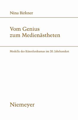E-Book (pdf) Vom Genius zum Medienästheten von Nina Birkner