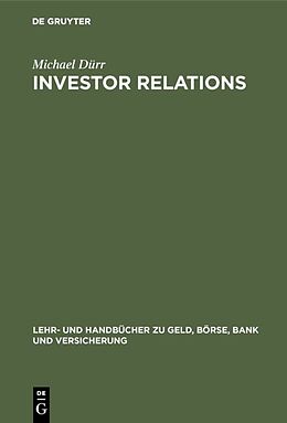 Fester Einband Investor Relations von Michael Dürr