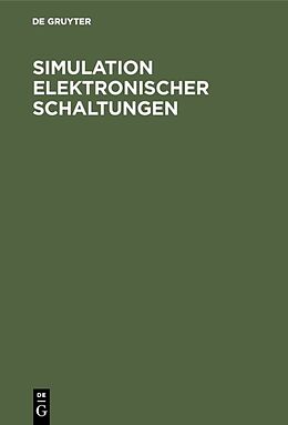 Fester Einband Simulation elektronischer Schaltungen von Dieter Kaiser