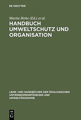 Fester Einband Handbuch Umweltschutz und Organisation von 