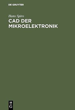 Fester Einband CAD der Mikroelektronik von Hans Spiro