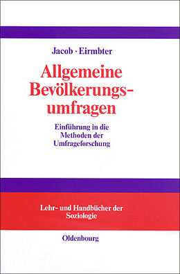 Fester Einband Allgemeine Bevölkerungsumfragen von Rüdiger Jacob, Willy H. Eirmbter