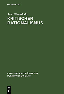 Fester Einband Kritischer Rationalismus von Arno Waschkuhn