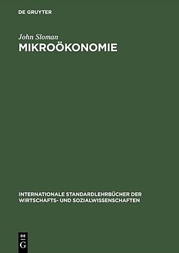 Fester Einband Mikroökonomie von John Sloman