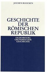 Kartonierter Einband Geschichte der Römischen Republik von Jochen Bleicken
