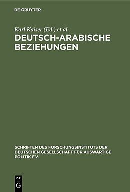 Fester Einband Deutsch-arabische Beziehungen von 