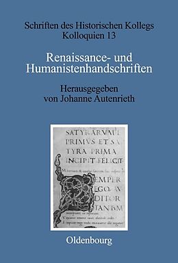 Fester Einband Renaissance- und Humanistenhandschriften von 