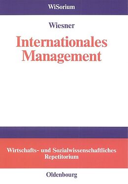 Fester Einband Internationales Management von Knut Wiesner
