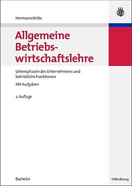 Kartonierter Einband Allgemeine Betriebswirtschaftslehre von Hermann Witte