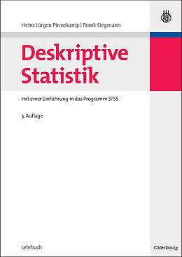 Fester Einband Deskriptive Statistik von Heinz-Jürgen Pinnekamp, M. Frank Siegmann