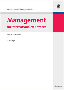 Fester Einband Management im internationalen Kontext von Herbert Strunz, Monique Dorsch
