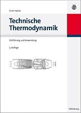 Fester Einband Technische Thermodynamik von Erich Hahne