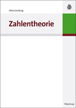 Fester Einband Zahlentheorie von Heinz Lüneburg