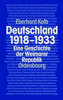 Kartonierter Einband Deutschland 1918-1933 von Eberhard Kolb