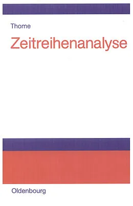 E-Book (pdf) Zeitreihenanalyse von Helmut Thome