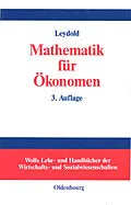 E-Book (pdf) Mathematik für Ökonomen von Josef Leydold