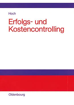 PDF Erfolgs- und Kostencontrolling von Gero Hoch